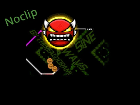 Geometry Dash Sine Wavs NoClip