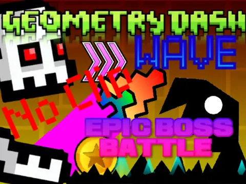 Geometry Dash Wave NoClip Epic Boss Battle