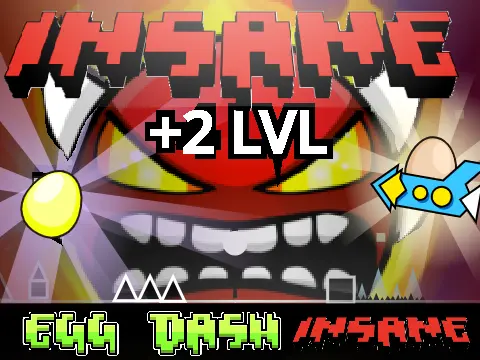 Geometry Egg Dash v Insane Demon Editor