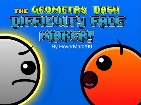 Geometry Dash Difficulty Face Maker v