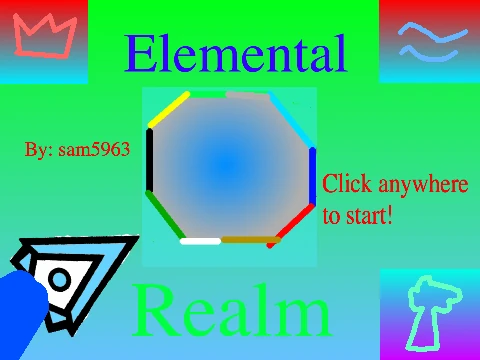 Geometry Dash Elemental Realm Wave Adventure