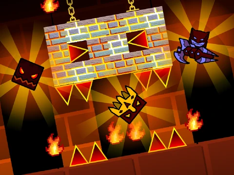 Geometry Dash Fireball