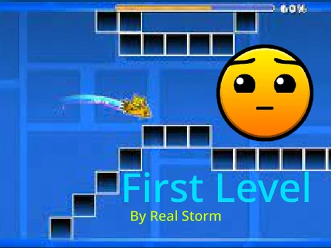 Geometry Dash First Level Real Storm