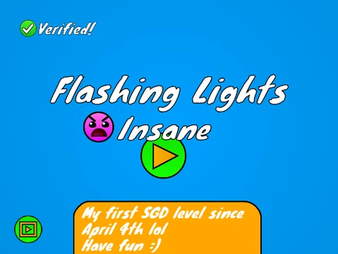 Geometry Dash Flashing Lights Contest Entry
