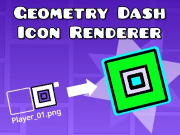 Geometry Dash Icon Renderer v