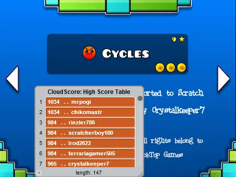 Geometry Dash Levels 9–13