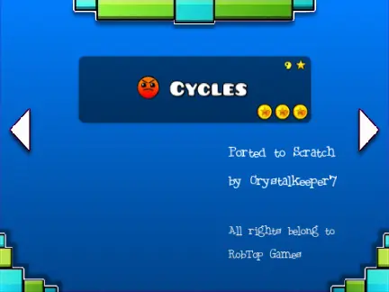 Geometry Dash Levels Electroman Adventures Cycle
