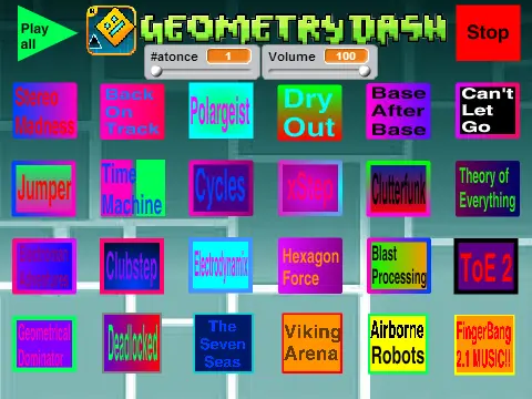 Geometry Dash Music Meltdown