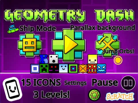 Geometry Dash on Scratch v