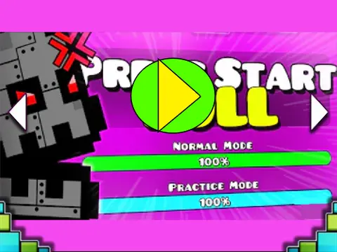 Geometry Dash Press Start Full Version