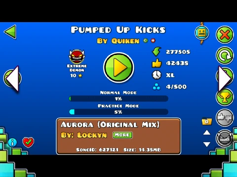 Geometry Dash Pumped Up Kicks