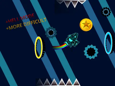Geometry Dash Ship Challenge Hard