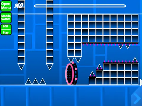 Geometry Dash Ship Challenge Variant