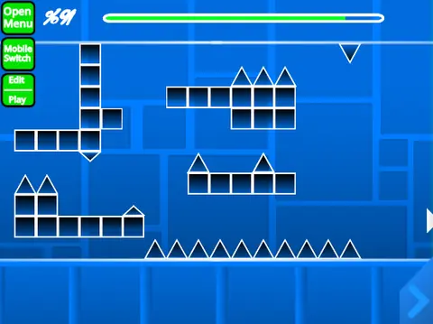 Geometry Dash Spider Challenge v