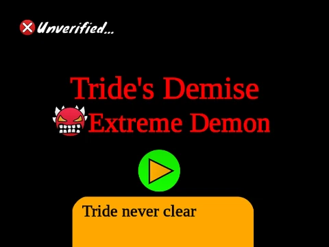 Geometry Dash Trides Demise Top