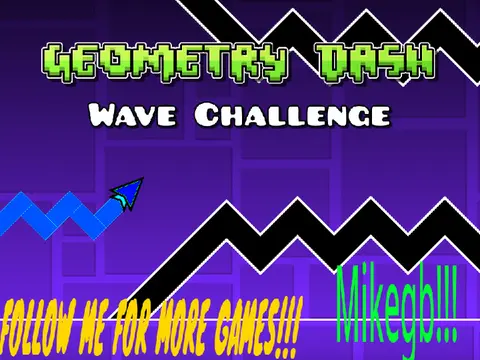 Geometry Dash Wave Challenge