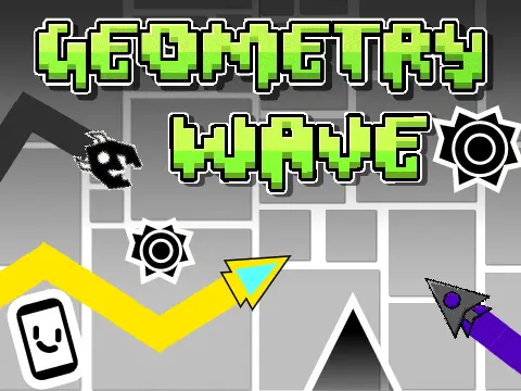 Geometry Wave Dash v1.6 Mobile Friendly