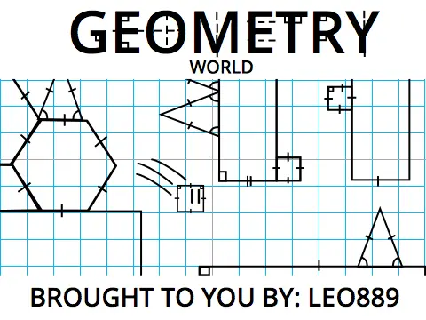 Geometry World Scrolling Platformer Challenge