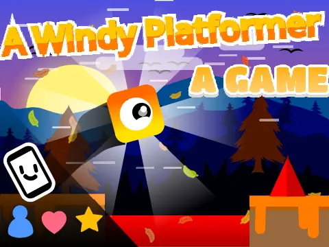 Windy Platformer Fall Version