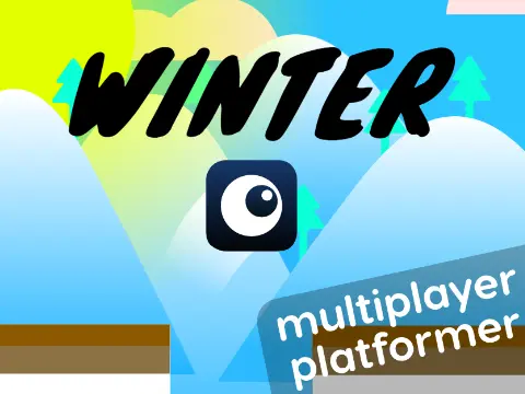 Winter Cloud Scrolling Platformer