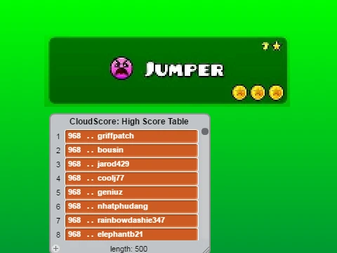 Logo for Geometry Dash V Levels Remix online game