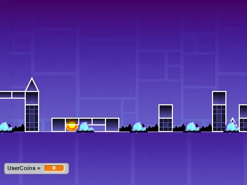 Geometry Dash XStep Remix Game Logo with Editor